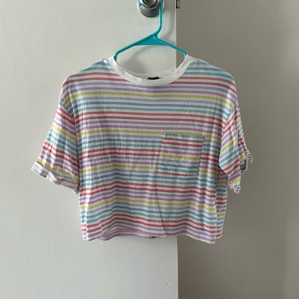 Forever 21 striped crop top
